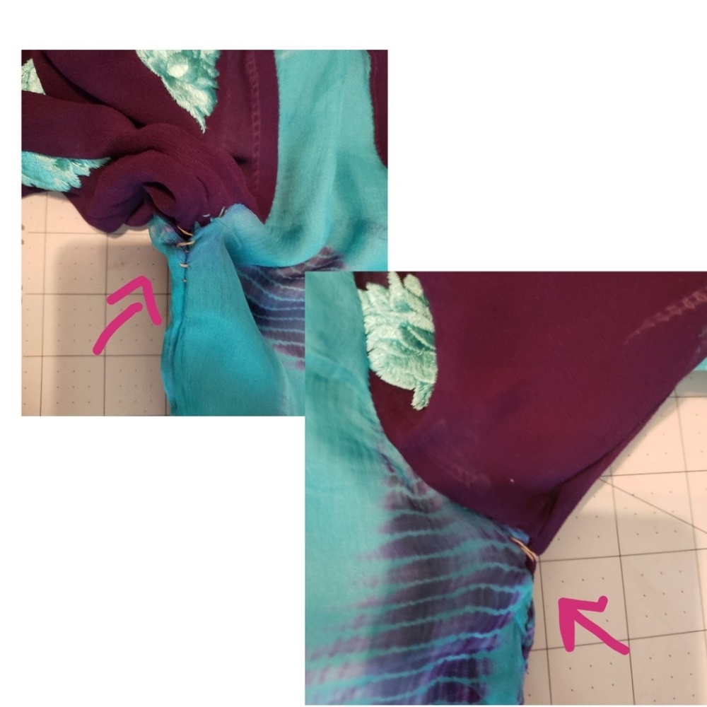 Handmade Hand Dyed Embroidered Kurta Dress S/M - Picture 6 of 8